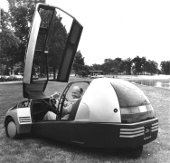 Ford President Don Petersen previewed a series concept cars
