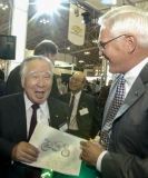 General Motors Vice Chairman Bob Lutz andSuzuki Chairman Osamu Suzuki