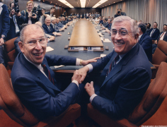 UAW- GM Handshake