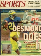 Desmond Howard Heisman Pose Tearsheet