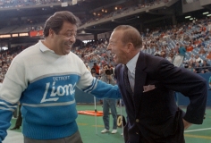 Detroit Lions owner William Clay Ford and Coach Wayne Fontes