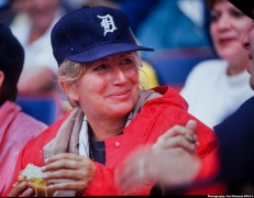 Penny Marshall at Tiger Stadium