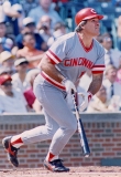 Pete Rose on his way to breaking Ty Cobb's hit record of 4,192