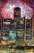 Ren Cen Fireworks
