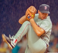 Boston Red Sox’s Roger Clemens