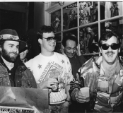 Super Bowl Chicago Bears Quarterback Jim McMahon in the French Quarter