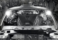 Automotive plant welding before robots