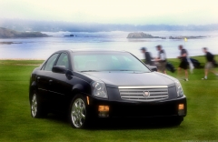 Cadillac CTS and Golfers in Pebble Beach