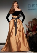 Supermodel of the '80s, Carol Alt closes for Dennis Basso NYFW FW19.