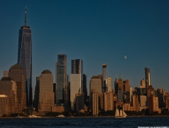 Between the Moon and New York City