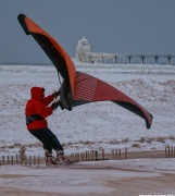 Kite Flyer on Ice