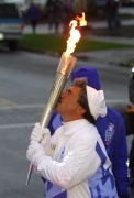 Joe Polimeni and the 2002 Olympic Torch Relay
