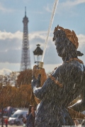 Figurine from one of the two Fontaines de la Concorde