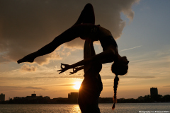 Yoga in the park
