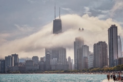 Doughnut Cloud around Hancock
