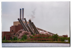 Seven Sisters Smokestacks are impolded in Detroit