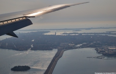 Flying into Venice