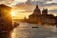 Sunrise over the Grand Canal in Venice
