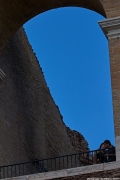 Subtle expressions of love in Rome's great Colosseum.